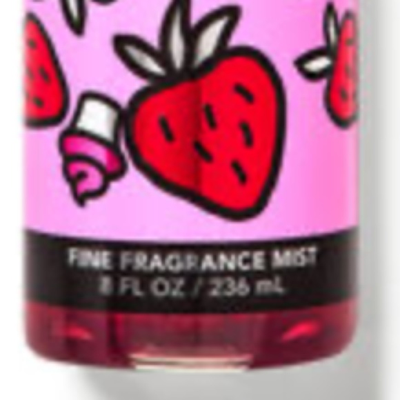 Bath & Body Works Strawberry Pound Cake Fine Fragrance Mist NWT 8 fl oz/236 ml - Picture 4 of 12